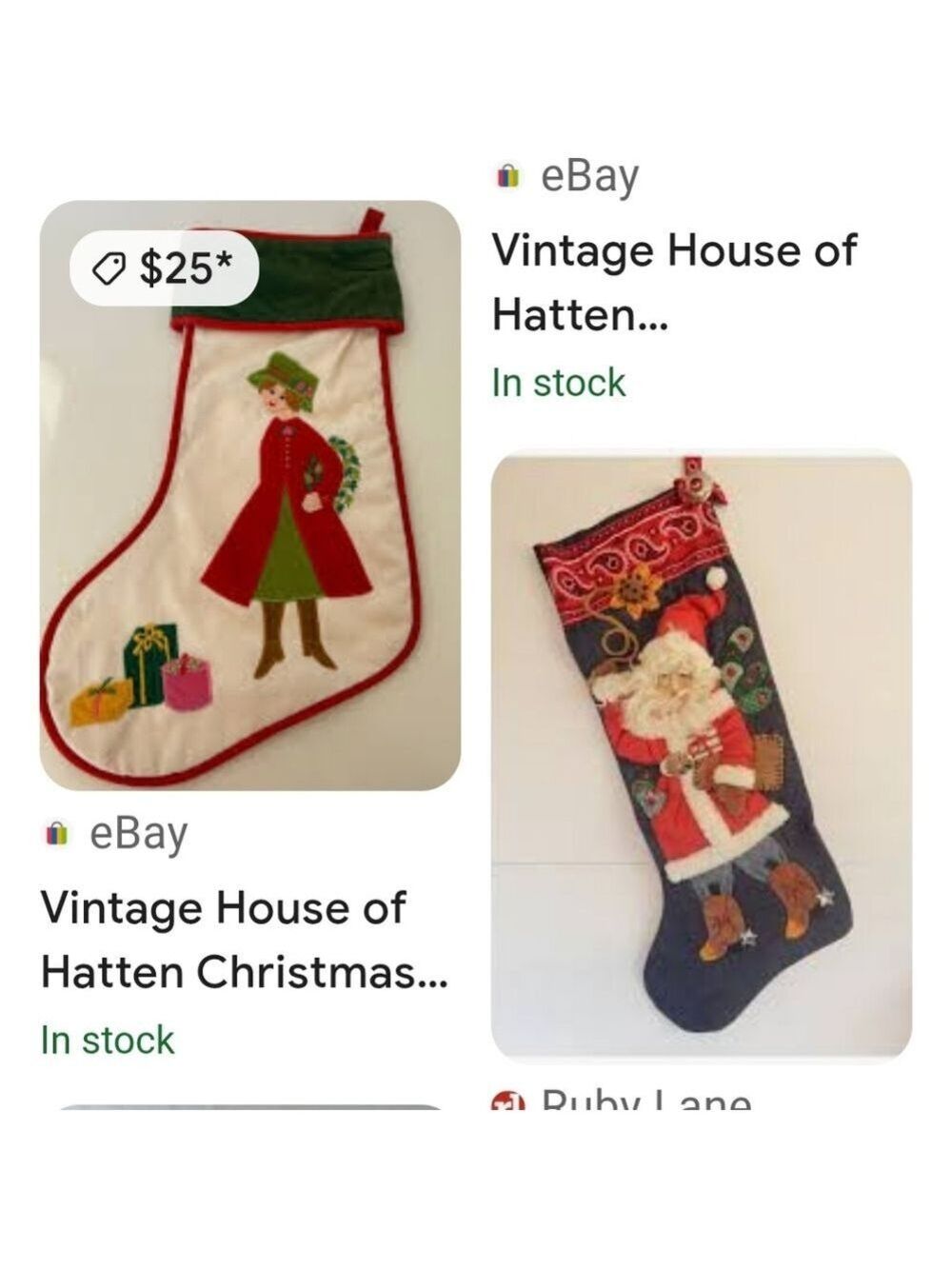 Vintage House of Hatten Christmas Stocking Caroler - Picture 9 of 9